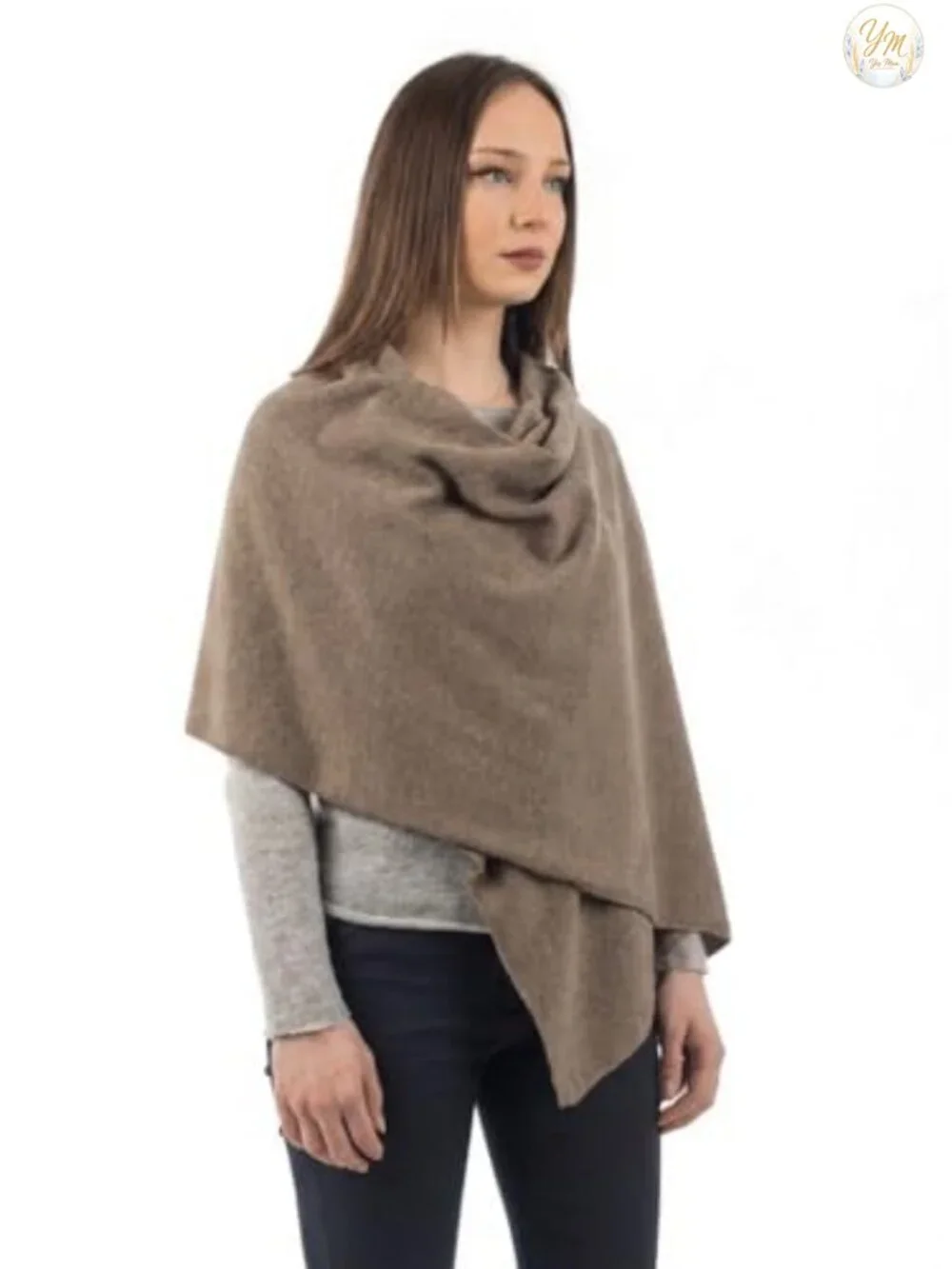 Women's Cashmere Wool Blend Stole Wrap Shawl